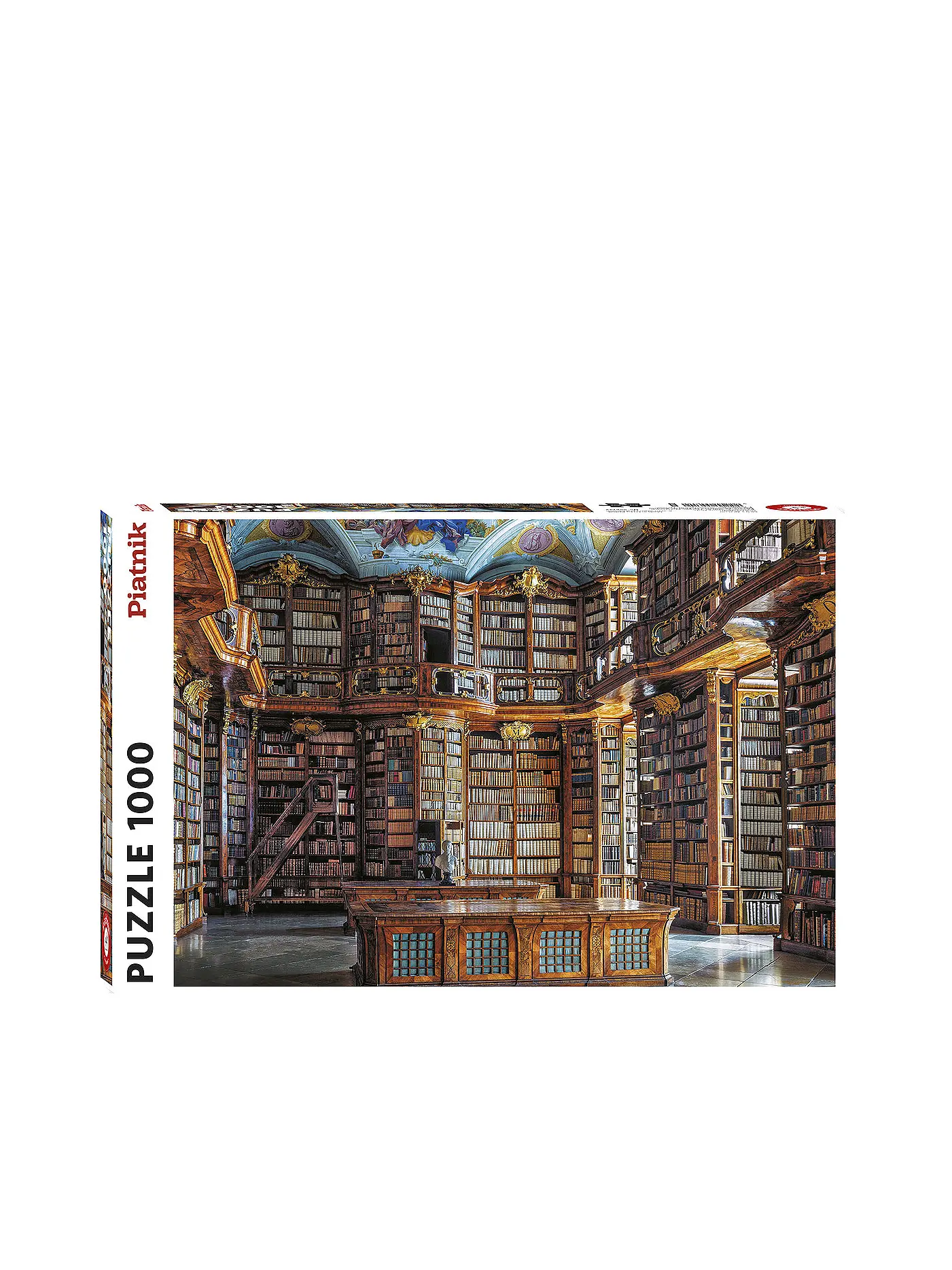 PIATNIK | Puzzle - Bibliothek Stift St. Florian 1000 Teile | 